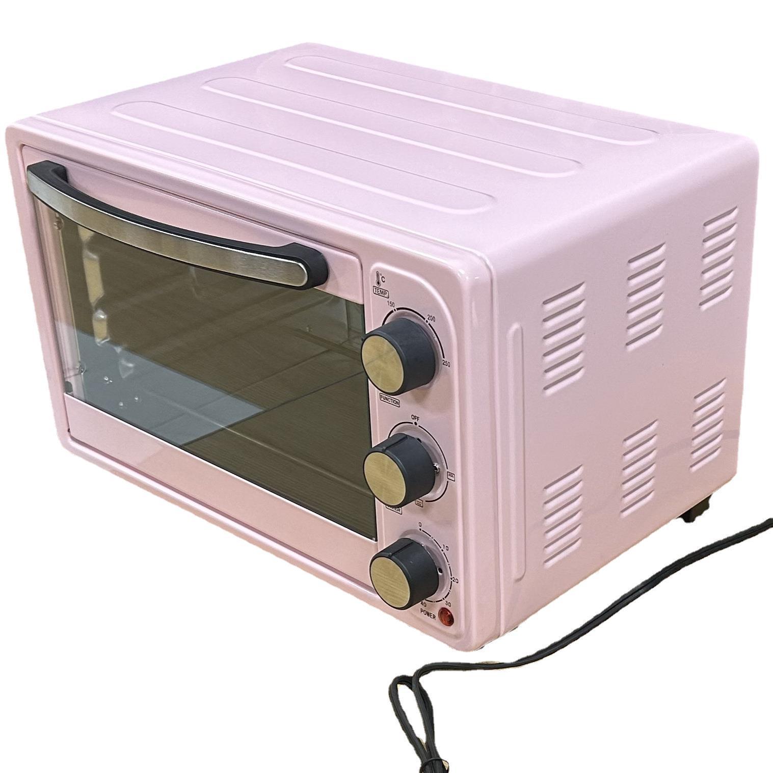 21L color rosa pequeño horno de aire doméstico automático multifuncional fábrica de comercio exterior personalizada ks21 image 6