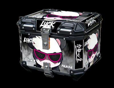 Rounded Corners, Retro Style, Universal, Motorcycle trunk - 36l-fengxionghuaji-installation-accessories-quick-release-base