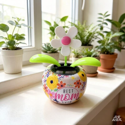 Car ornaments Printed with Logo - five-petal-pollen-core