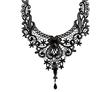 Retro crystal, necklace, choker, chain for key bag , Gothic