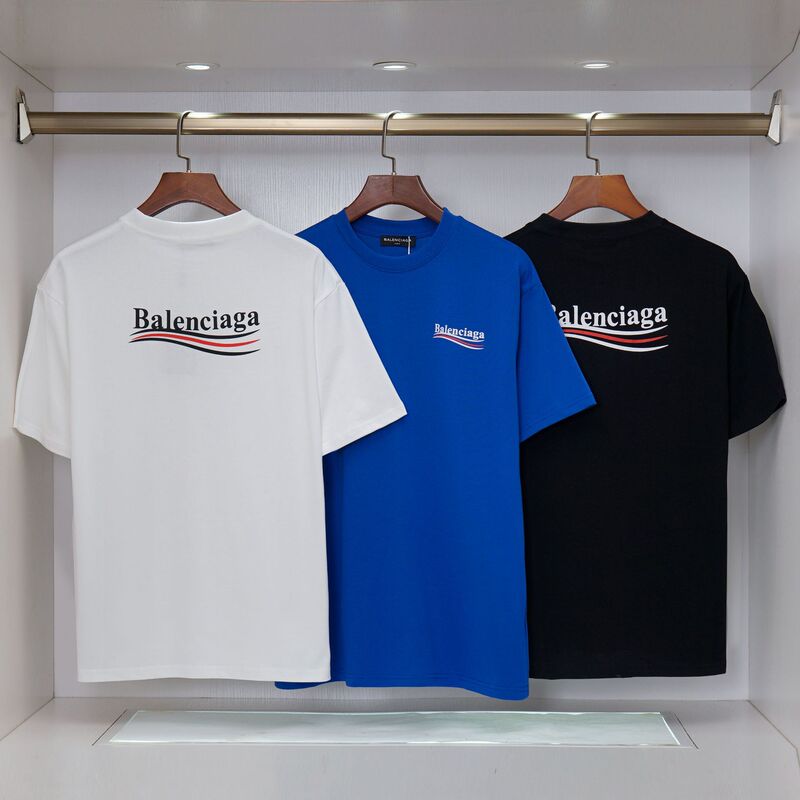 Cross-Border High-Quality Ready-Made Summer New Style 230g Letter Pure Cotton Double Yarn Casual Versatile Loose Men's and Women's Short-Sleeved T-Shirts