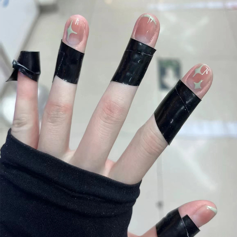 Gentle Style, Nude Color, Starry, Natural and High-End Look, Whitening Effect, Removable Fake Nails, Wholesale
