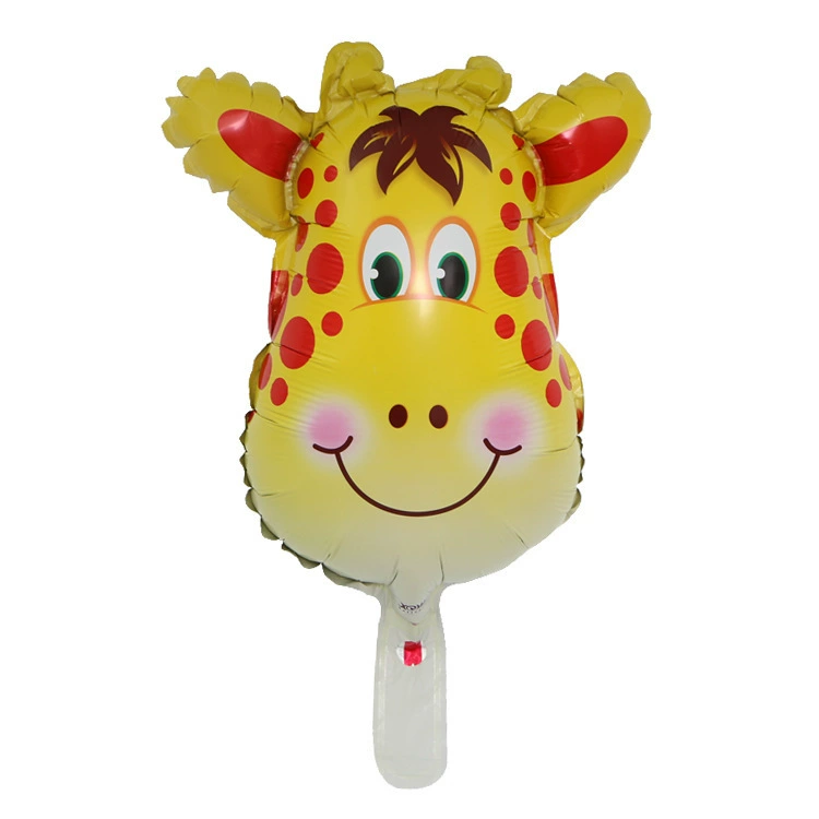 Cartoon balloon, lion, tiger, monkey