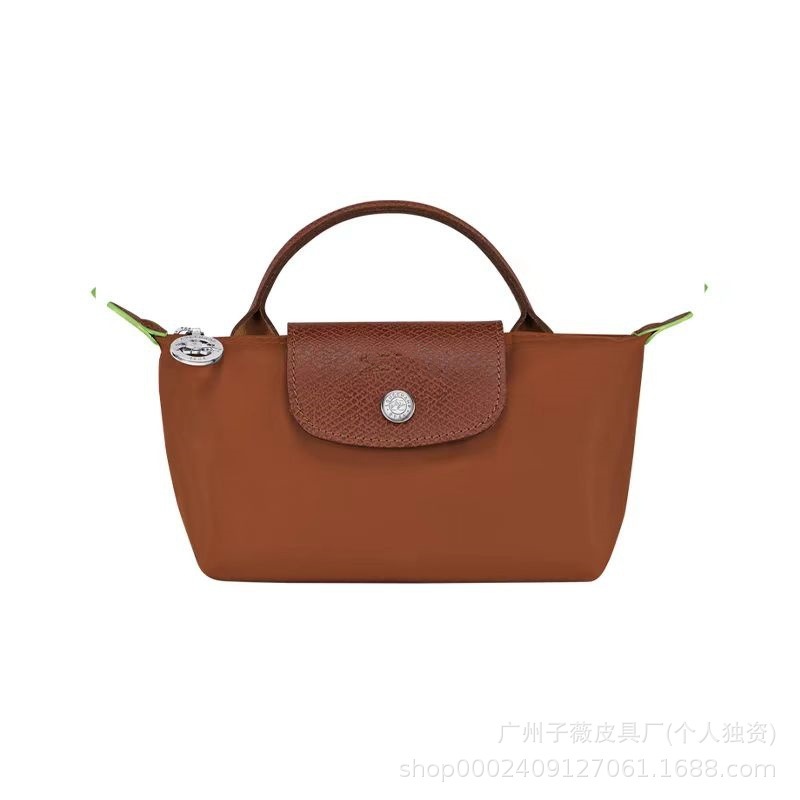 天井バージョン Longxiang ミニ団子バッグ女性のショートハンドルハンドバッグショルダーバッグクロスボディバッグ団子バッグミニナイロンバッグ|undefined