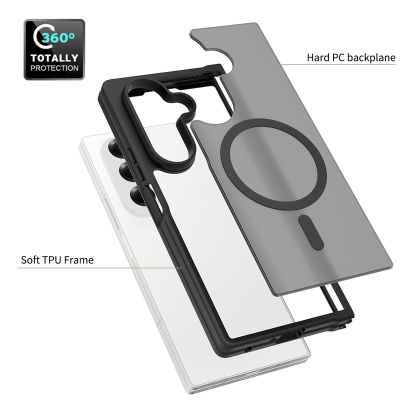 GalaxyS25ultra 保護カバー Samsung ZFLIP7 携帯電話ケース Z Fold7 スキンフィール オールインクルーシブ磁気吸引に適しています。|undefined