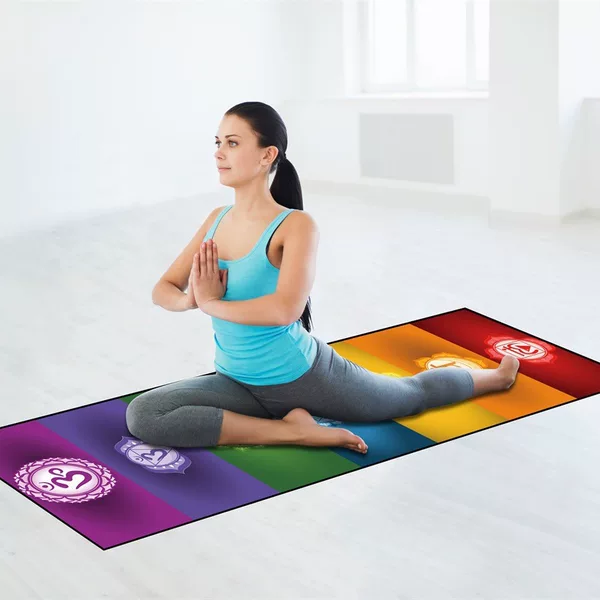 Amazon Source Yoga Studio Portable Yoga Shop Towel Digital Printing Water Absorbent Colorful Yoga Towel