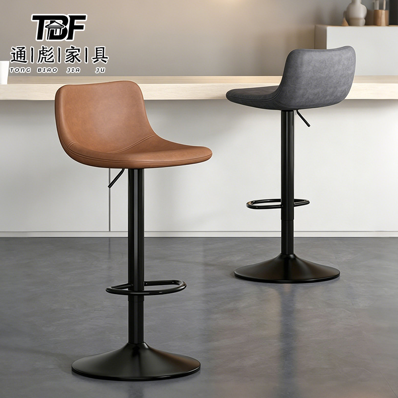 Italian-Style Bar Stool with Adjustable Height and Swivel Function, Suitable for Hotels, Bars, Cafes, Home Use, Island Counters, Leisure, and Meeting Chairs Italian-Style Bar Stool with Adjustable Height and Swivel Function, Suitable for Hotels, Bars, Cafes, Home Use, Island Counters, Leisure, and Meeting Chairs