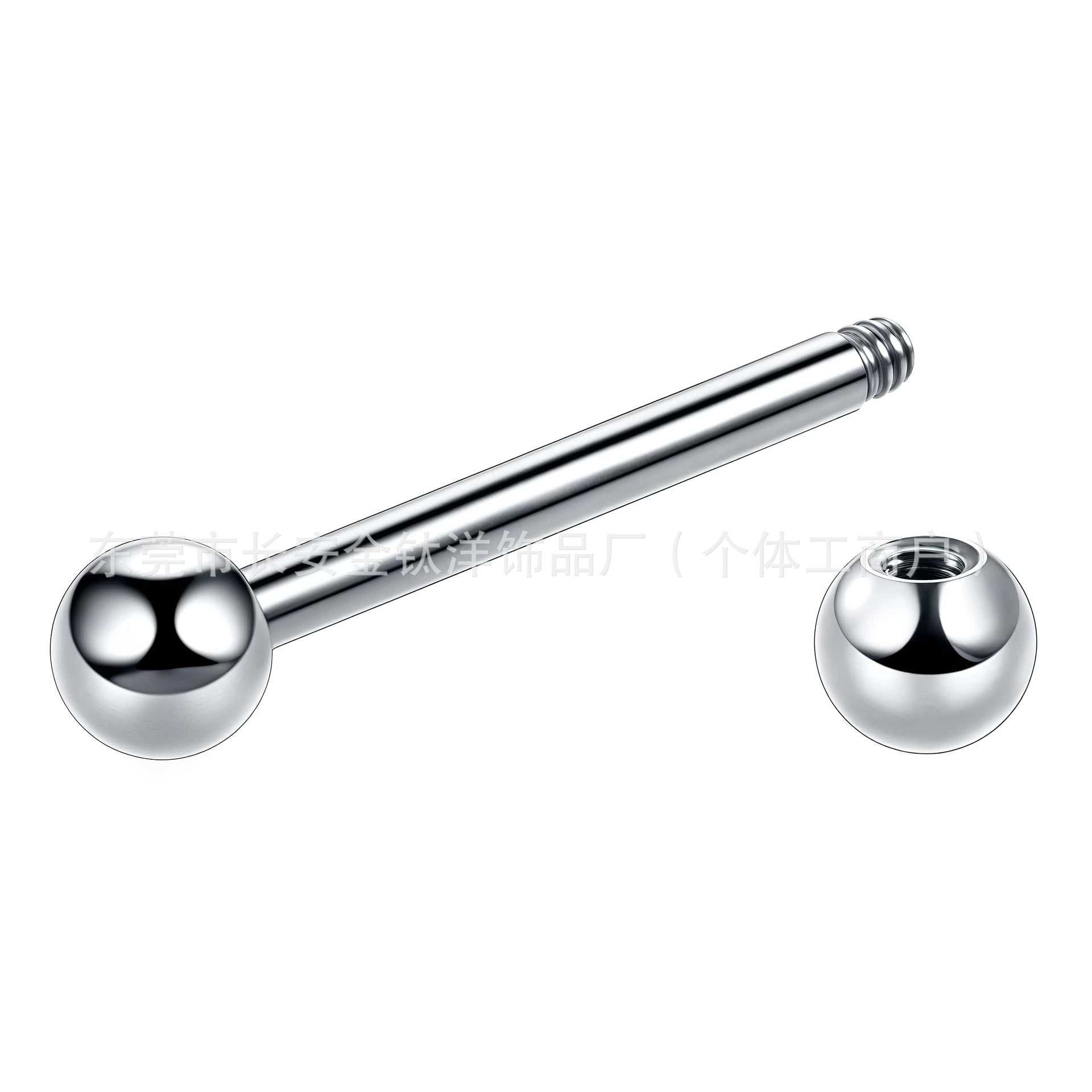 Labret piercing jewelry detail image