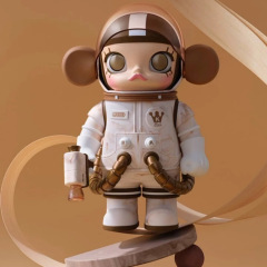 POPMART バブルマート コレクションシリーズ SPACE MOLLY モカ 400% フィギュア ビッグベビートレンディおもちゃ飾り