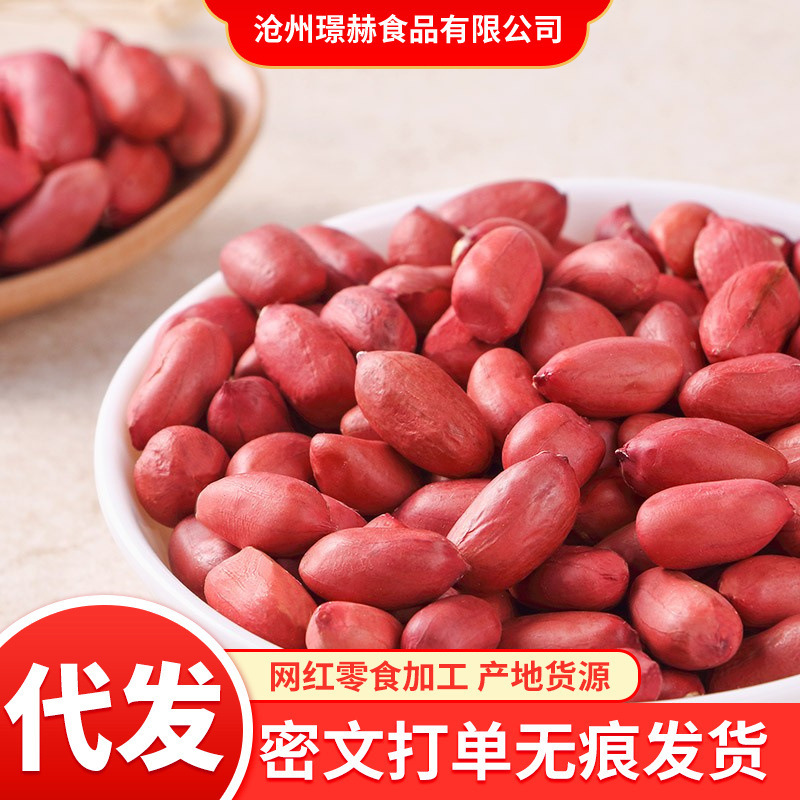 10月田んぼ 赤落花生 1kg 全粒粉 東北粗粒落花生 豆落花生 赤皮生落花生|undefined