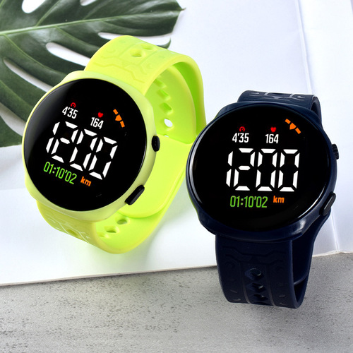 Wholesale New Fashion LED Student Watches Outdoor Sports Waterproof Round Children's Electronic Bracelet Watches
