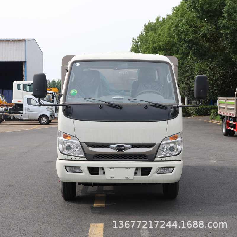 10-Barrel Electric Hydraulic Tailboard Trash Truck, New Energy Kitchen Waste Truck, Door-To-Door Delivery