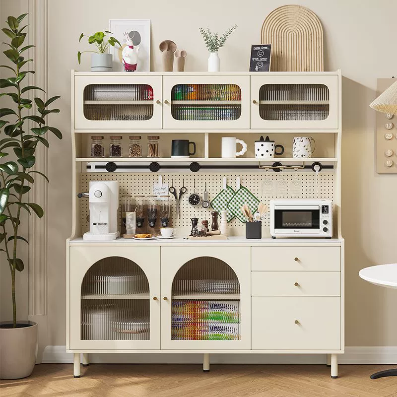 Сланцевый буфет, винный шкаф, встроенный настенный простой чайный шкаф большой вместимости для гостиной, высокий шкаф, кухонный шкаф для хранения из цельного дерева