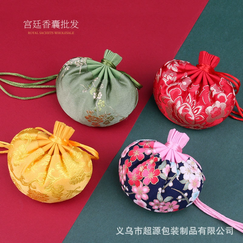 Фестиваль лодок-драконов антикварная ручная кладь на шее подвесная сказочная сумка для волос кулон аксессуары ханьфу вышивка брошюра Саше пустая сумка