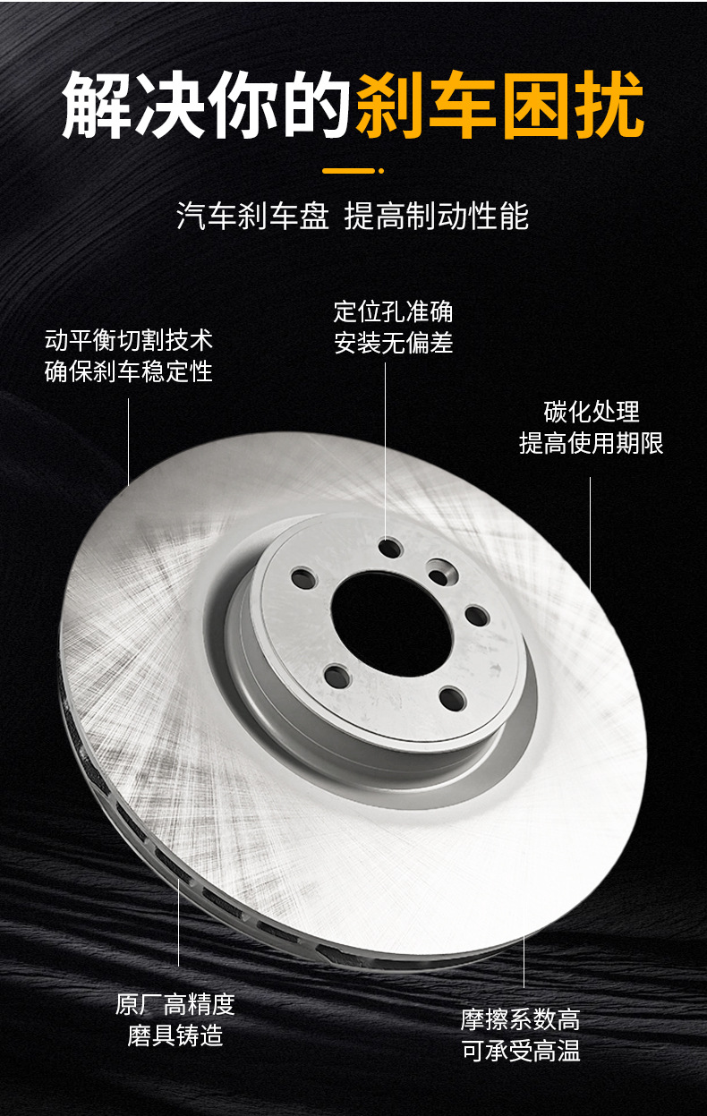 Lr016176 Brake Disc Is Suitable for Land Rover Range Rover 5.0 Sports Version Brake Drum Brake Disc