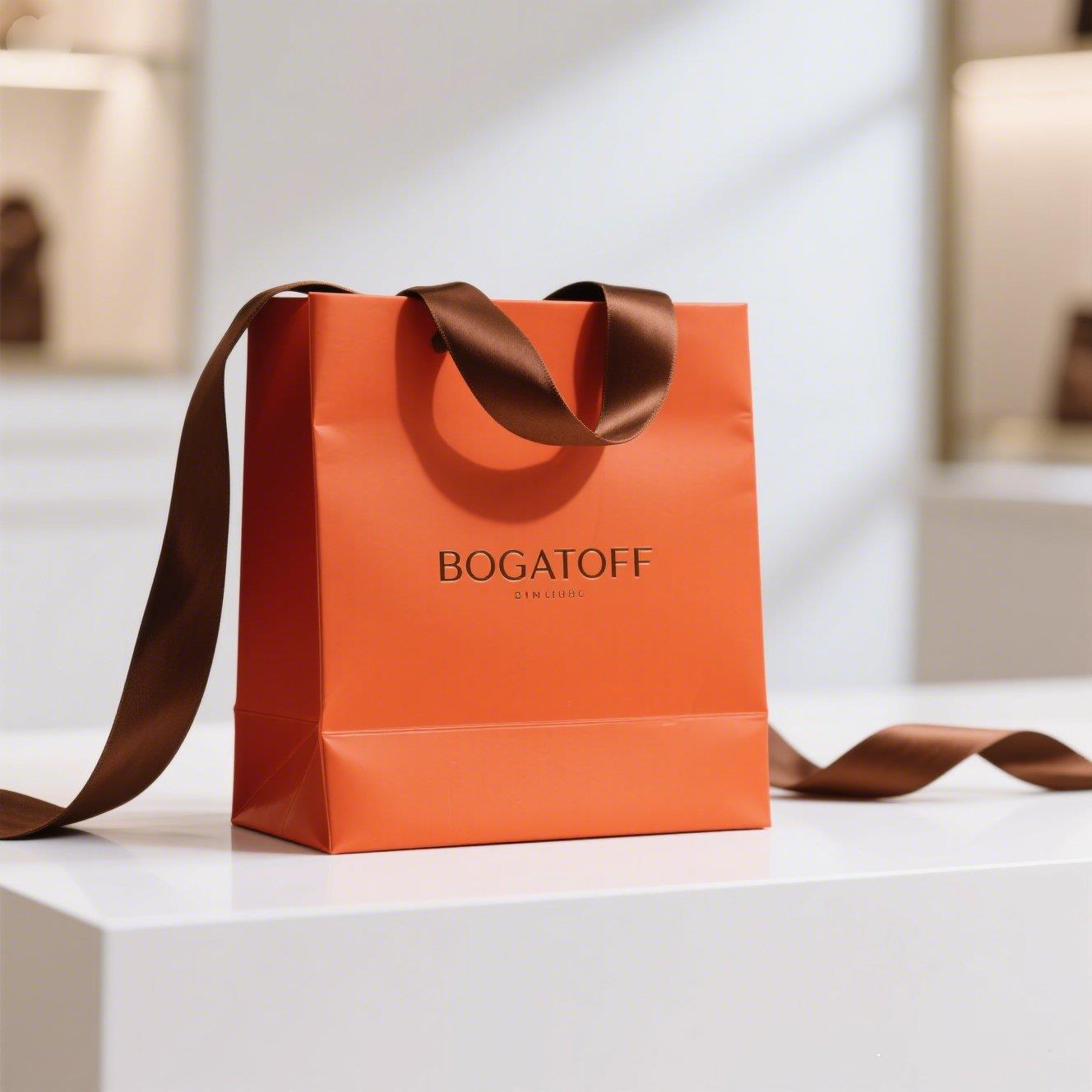 服装店手提袋高级感礼品袋礼物袋批发logo纸袋打包袋喜糖创意