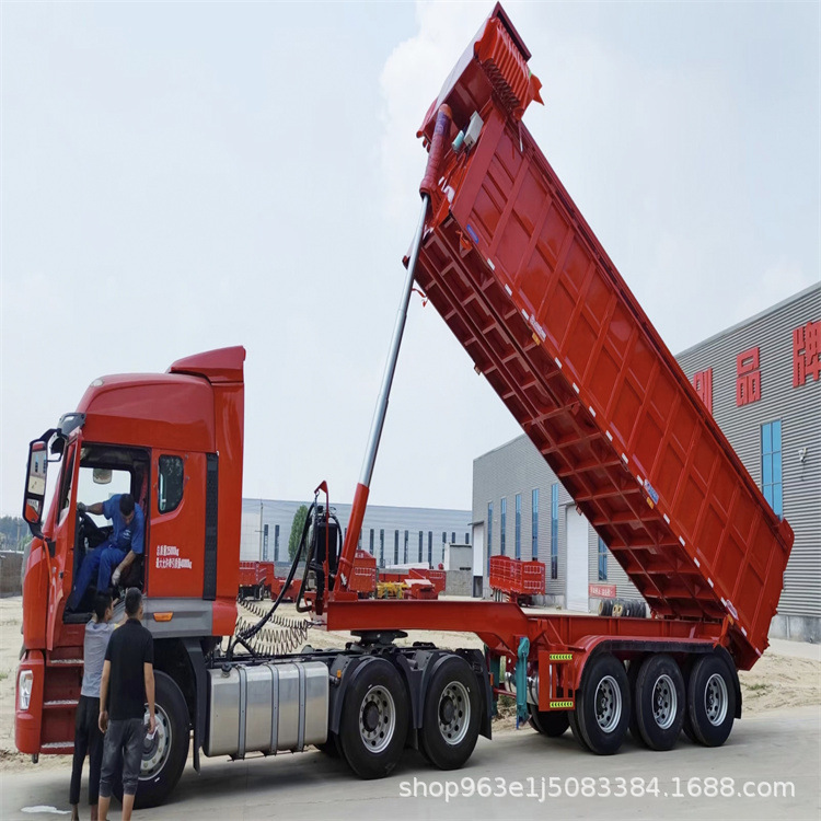 Export Powder and Granular Material Transport Tank Truck, Tank-Type Dump Truck, 42-Cubic Meter Bulk Cement Tank Truck, Used Tank-Type