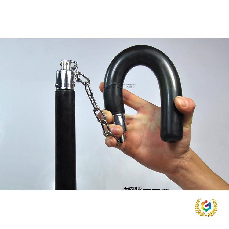 ☺不锈钢棍橡胶双节棍 好品质李小龙二节棍 实战双截棍 练习两节