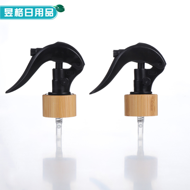 竹木原色手扣式小老鼠喷枪 PP塑料浇花园林喷枪 黑色小老鼠喷枪