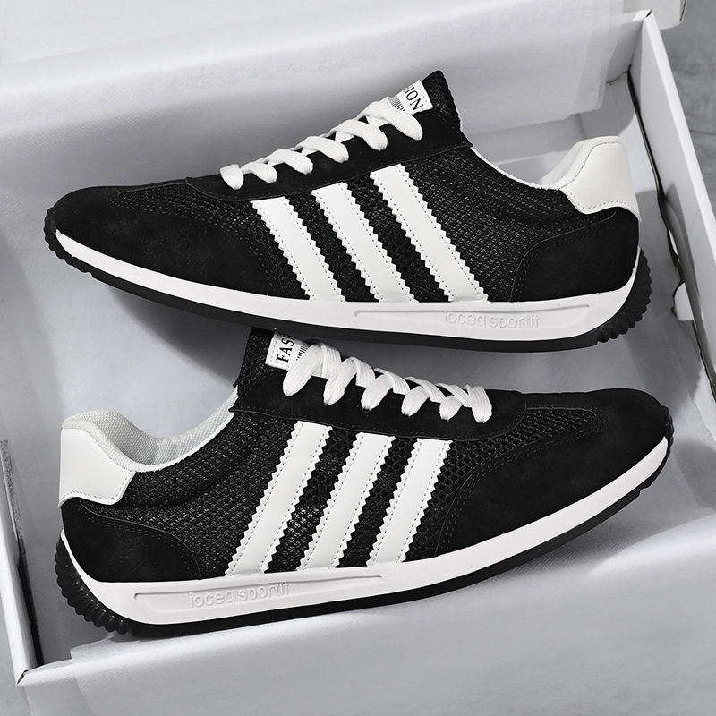 Zapatos de hombre huecos de estilo coreano, malla fina transpirable de verano, malla grande, zapatos deportivos para hombre, zapatos Forrest Gump para hombre, zapatos de moda