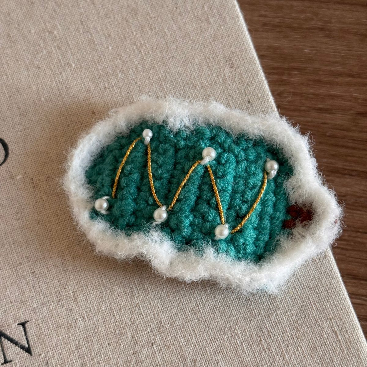 Weihnachtsgeschenk Süße Wolle Weihnachtshaarnadel Weihnachtselchsocken festliche Atmosphäre BB-Clip Ponyclip Seitenclip Haarschmuck_voghion.com