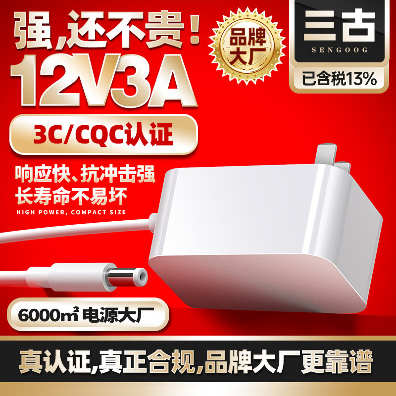 High Quality 12V3A Power Adapter 3C Certified Hair Removal Instrument Beauty Instrument Massager Special Power Adapter High Quality 12V3A Power Adapter 3C Certified Hair Removal Instrument Beauty Instrument Massager Special Power Adapter