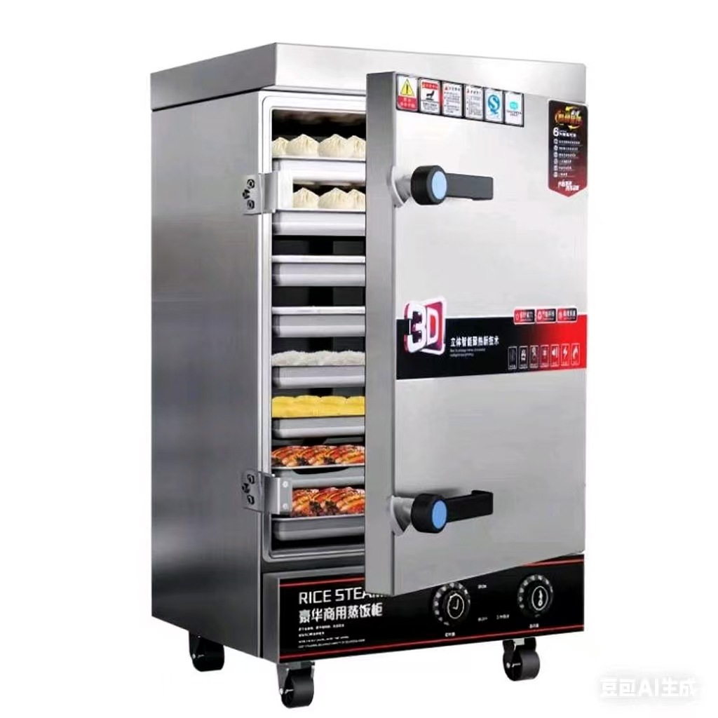 口碑推荐 不锈钢电热蒸饭车 商用节能多层可选 食堂后厨得力助手