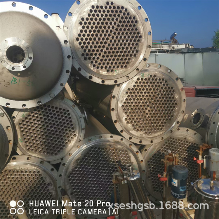 不锈钢列管冷凝器 螺旋版换热器 二手不锈钢冷凝器 钛材换热器
