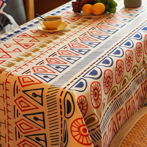 Manufacturer tablecloth wholesale Bohemian coffee table cloth B&B outdoor picnic camping stall live broadcast table cloth