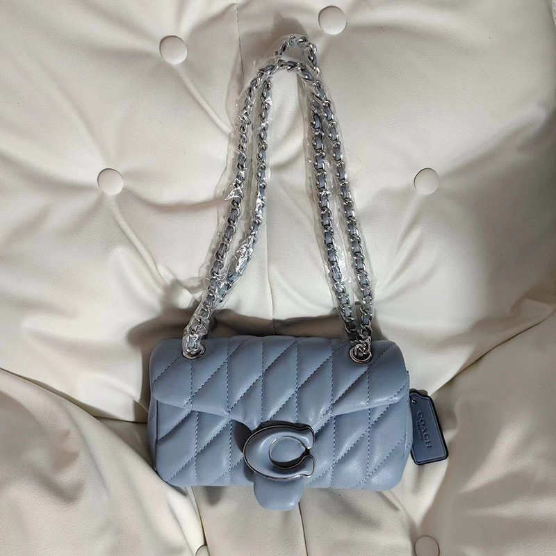 Сумка через плечо Coach Tabby 26, стежка из овчины с ромбовидной стежкой, односторонняя кроссбоди, малые и крупные размеры