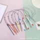 Factory in stock now hair colorful funny cat stick steel screw cat interactive toys home pet training supplies wholesale