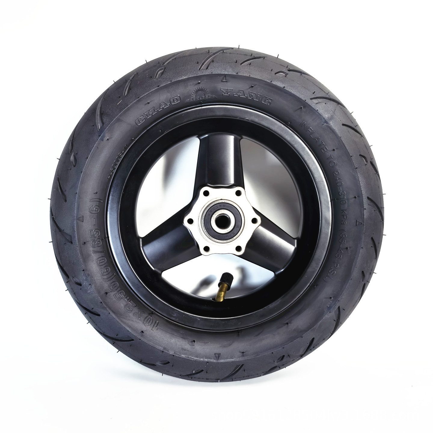 Chaoyang Tires 10inch Electric Scooter Replacement Inflatable Tire Wheel Assembly 10x2.50 Inner and Outer Tire Complete Wheel
