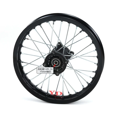 Hub – off-road motorcycle wheels aluminum - 185-16-inch-rear-wheel-hub-15mm-shaft-core-black-rim