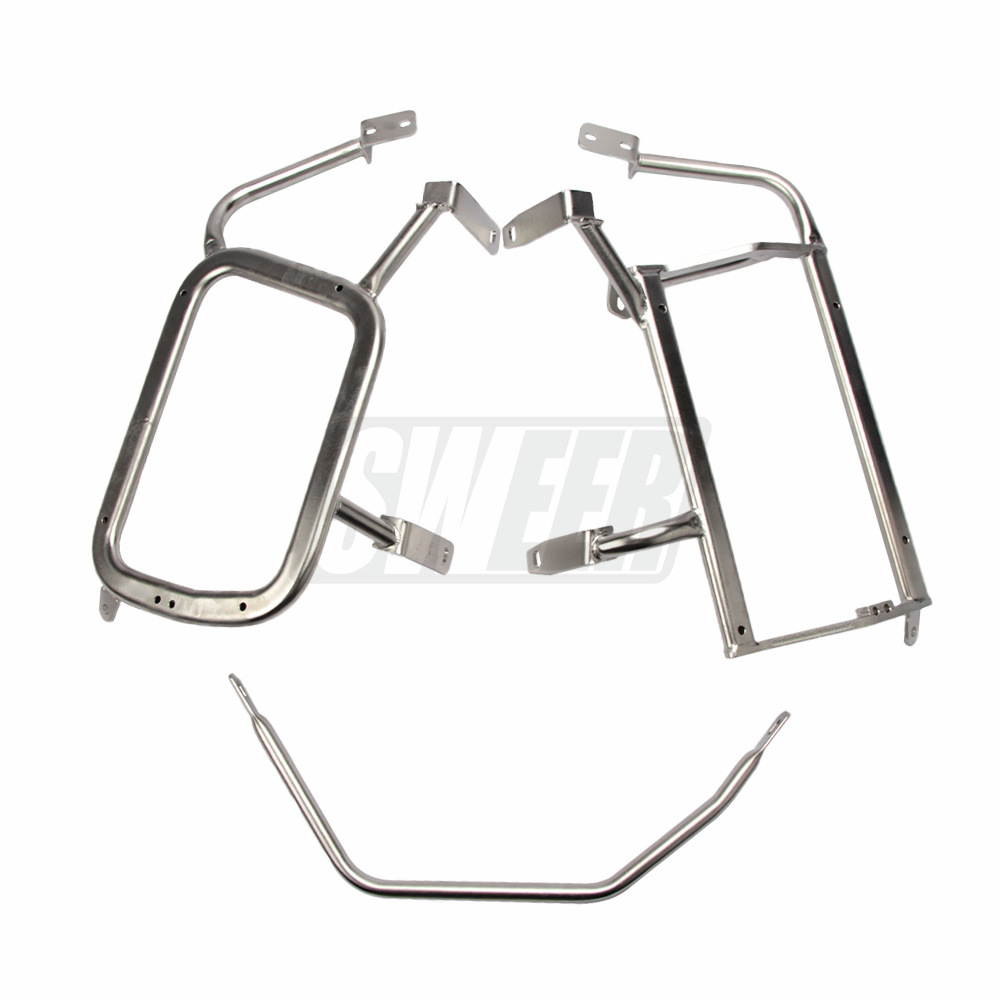 Suitable for BMW motorcycle F750GS/F850GS ADV stainless steel three-box bracket tail box rack side box rack