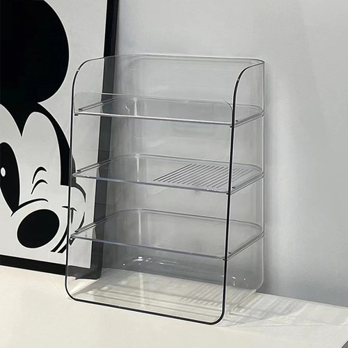 Bathroom desktop cosmetics storage rack, light luxury multi-layer storage box, bedroom dressing table storage and organization rack