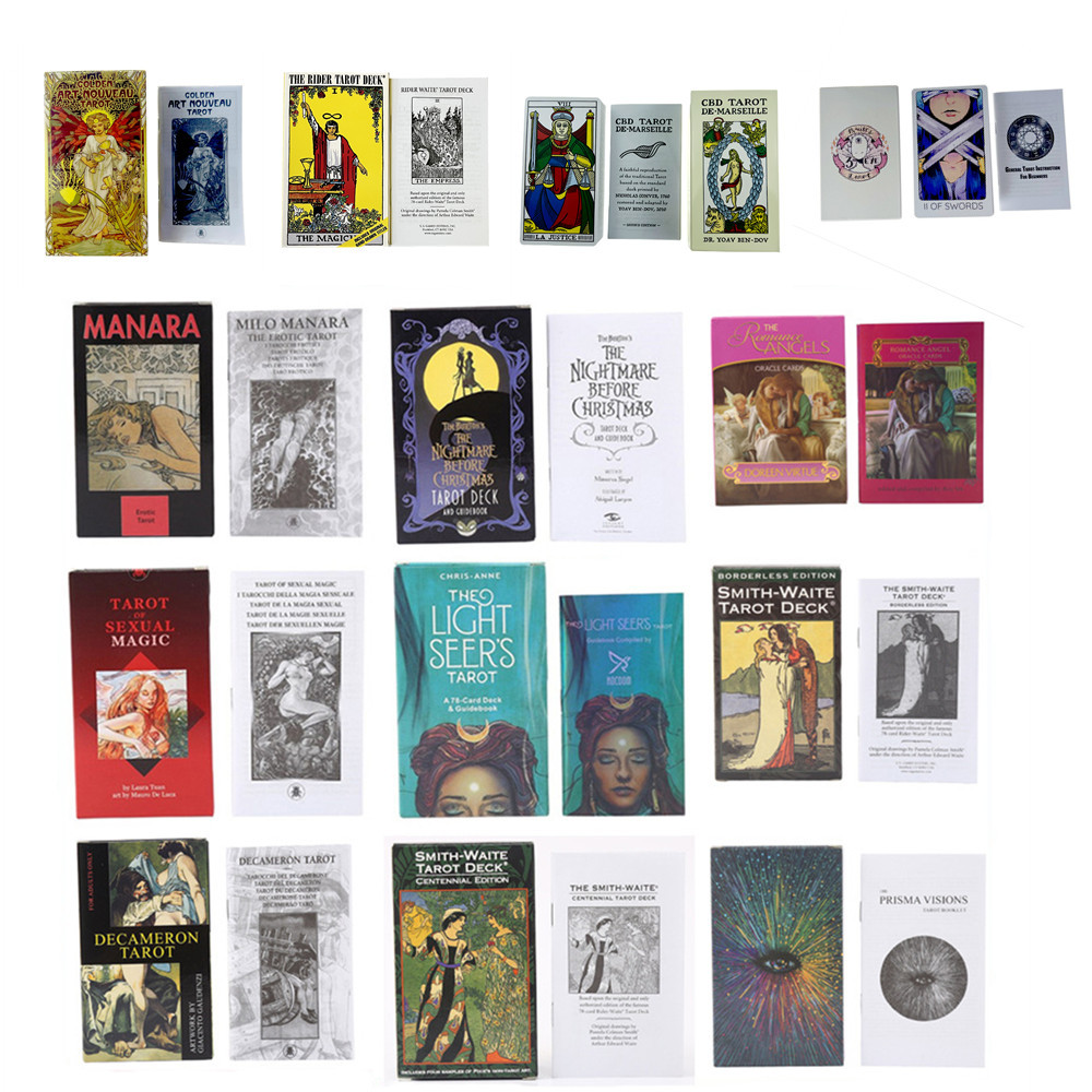 英文塔罗牌 12*7 cm大尺寸 tarot deck 带纸质说明书 现货