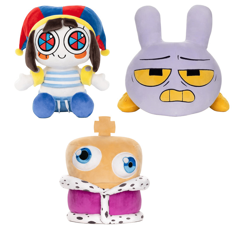 Wonderful Digital Circus Beach Edition Beachpomni Extra Large Jumbojax Golden Plush Pillow Doll