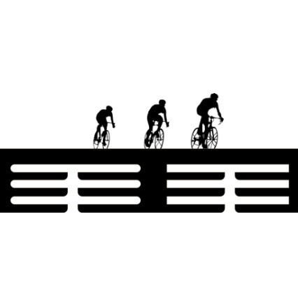 3인용 자전거 메달 스탠드