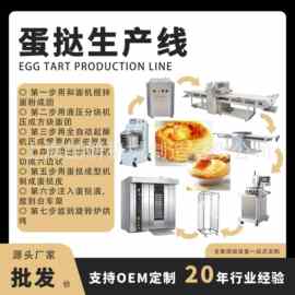 蛋挞生产线全自动起酥机商用大型蛋挞成型连续切形机全套流水线