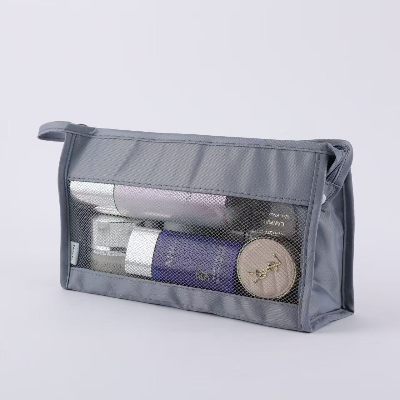 Handheld storage system, triangular makeup brushes bag to go out for traveling, Korean style 3