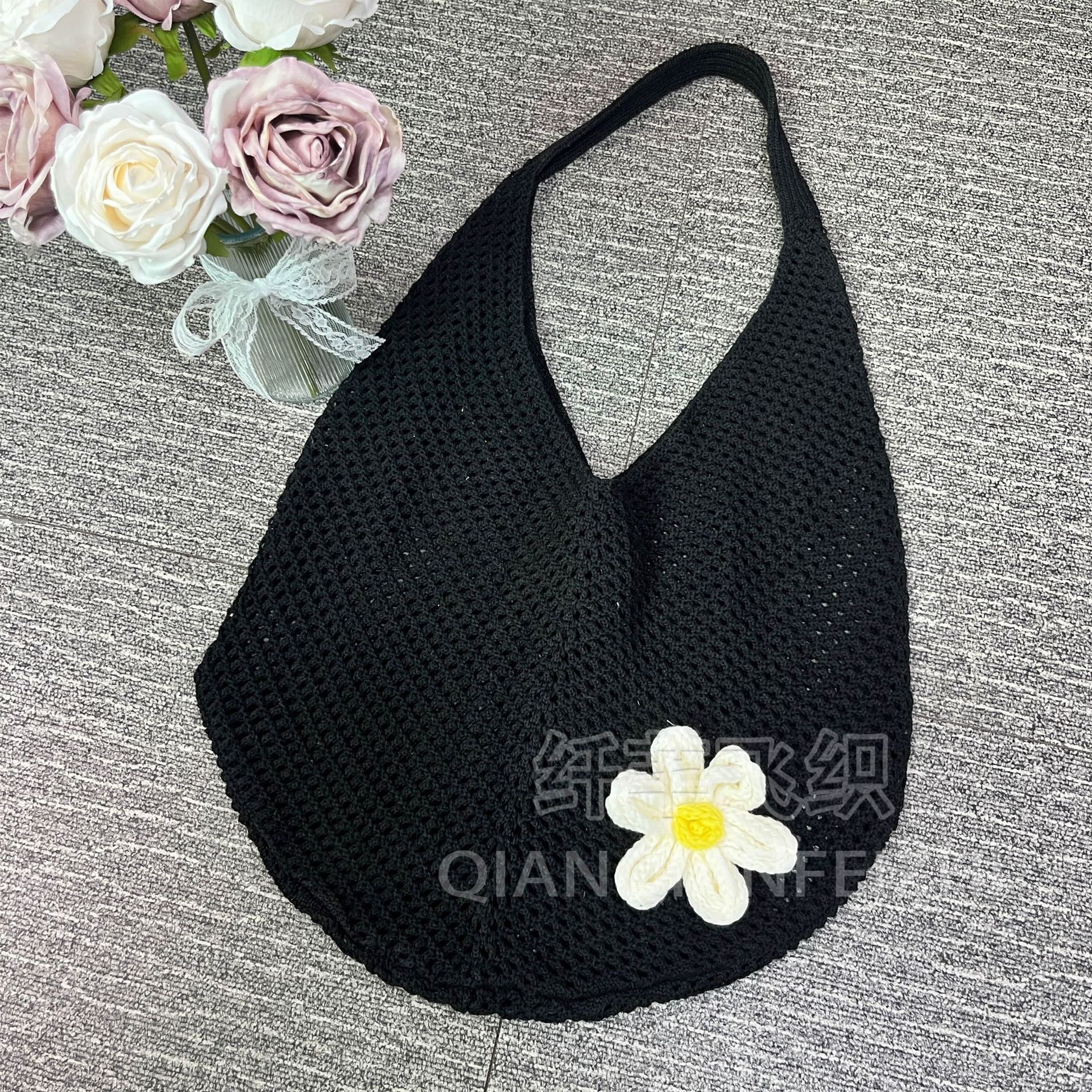 【작은 꽃 포함】블랙