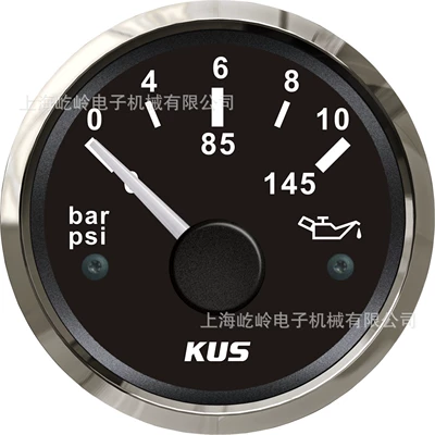 KUS oil pressure gauge: automobile instrument