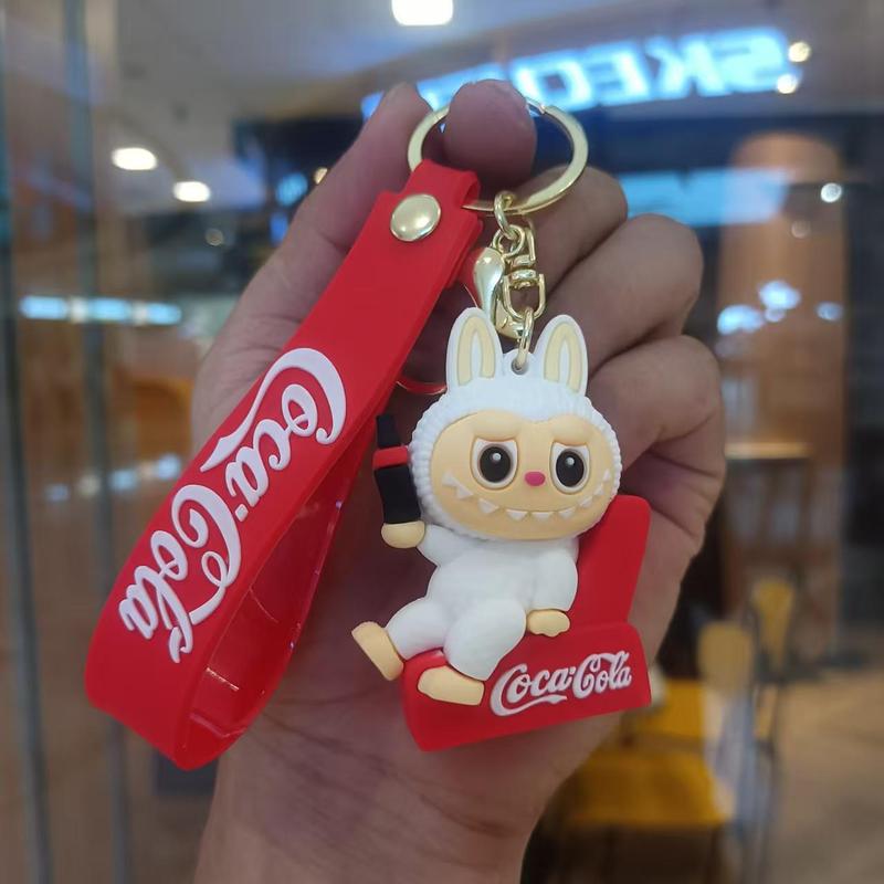 クリエイティブホットスタイルラブブキーホルダー漫画リトルシープペンダントおもちゃベビーグラバーかわいいキーチェーンリング卸売|undefined