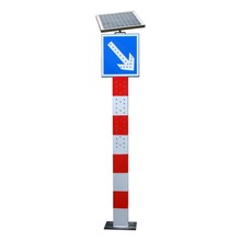 太阳能警示柱道路LED导向板施工指示灯箭头指向立住诱导指示灯
