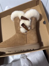 加绒加厚河南桑坡村皮毛一体雪地靴女短筒雪地棉保暖冬季鞋短靴子