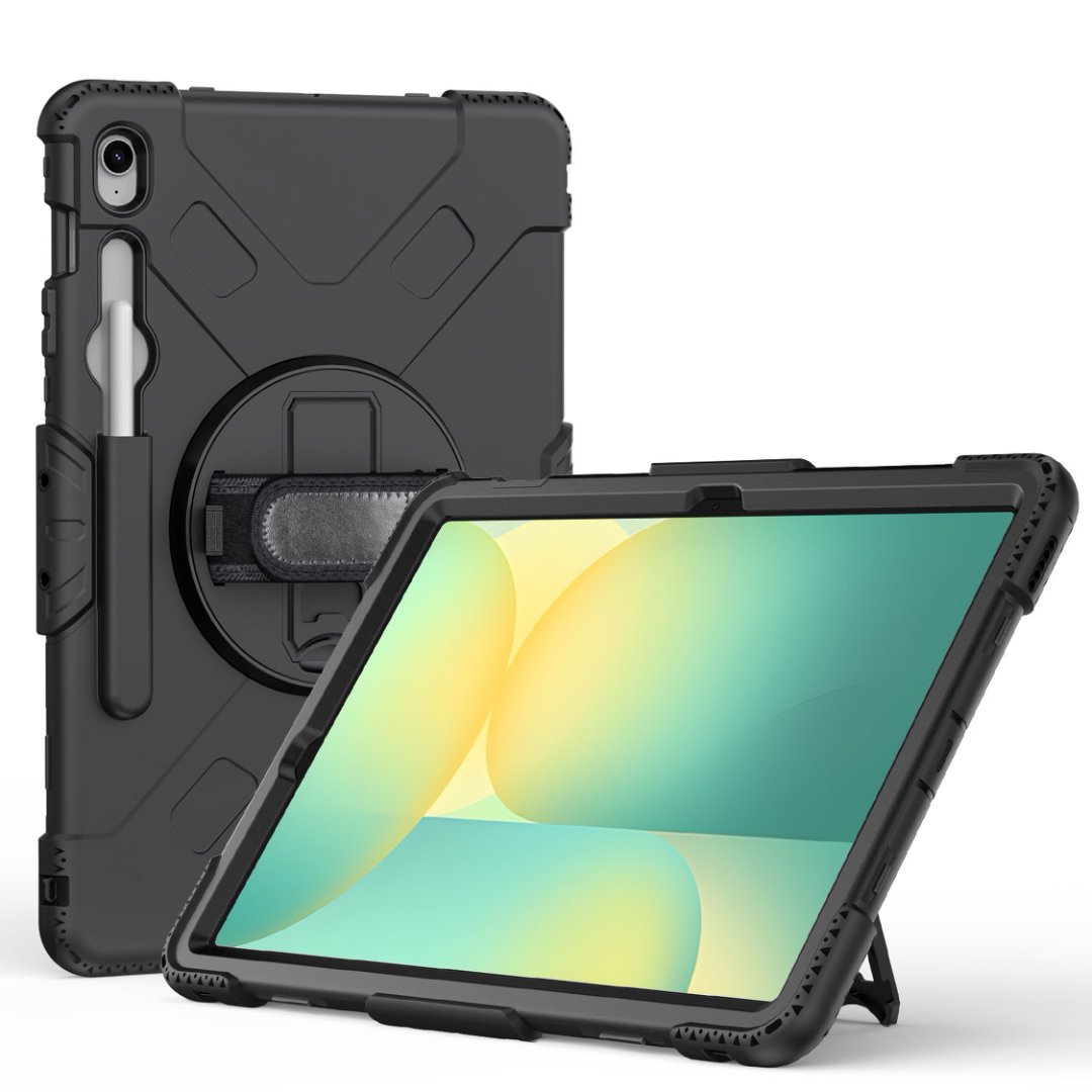 Funda con Soporte Giratorio para Tableta de Silicona, Anticaída y Antidesgaste para Samsung image 7