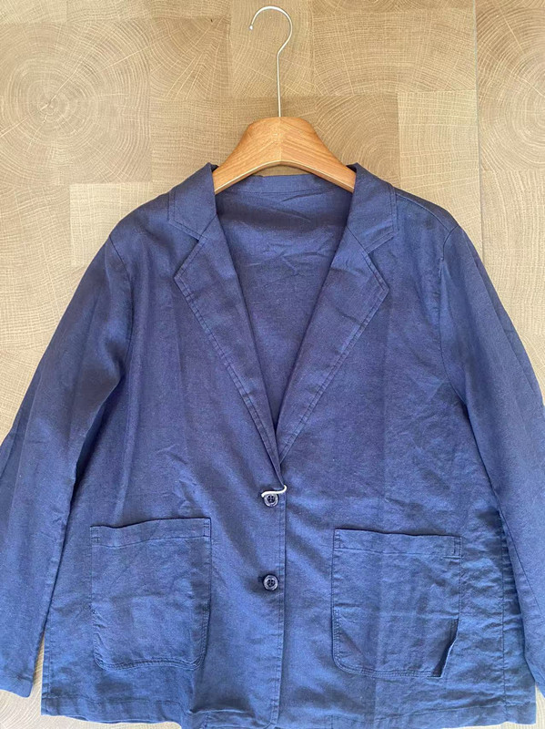 Retro Artistic Cotton-linen Blazer, New Autumn Japanese Style, Loose Casual Slim-fit Versatile Niche Women's Suit Jacket_ecoleips.com