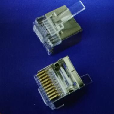 优惠供应XLEP商标短体10P10C,RJ48和RJ50短体屏蔽镀金水晶头