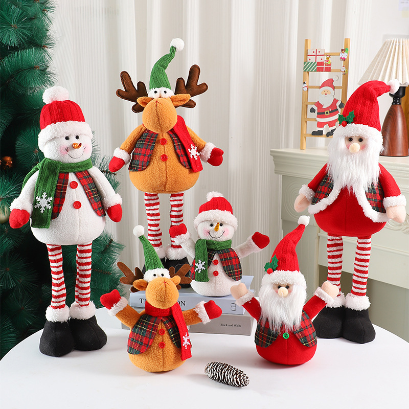 Christmas Decorations New Fabric Gnome Dolls Christmas Scene Arrangement Faceless Old Man Snowman Doll Ornaments Christmas Decorations New Fabric Gnome Dolls Christmas Scene Arrangement Faceless Old Man Snowman Doll Ornaments