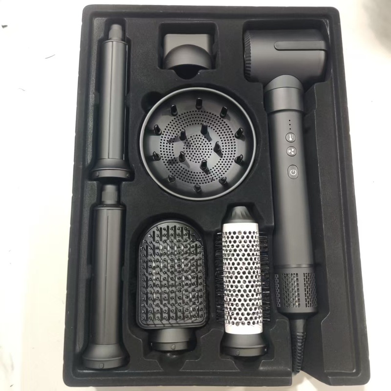 跨境七合一高速吹风机静音吹风筒套装恒温造型电吹风大功率负离子|undefined